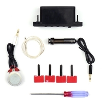 Système de préampli de micros à résonance de micros de guitare acoustique avec batterie rechargeable