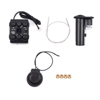 Système de préampli de micros à résonance pour guitare acoustique avec écran LED