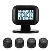 Système de surveillance de la pression des pneus TPMS Affichage LCD en temps réel sans fil 4 capteurs externes Fonction d