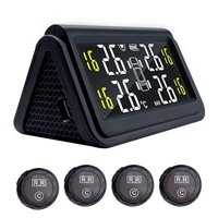 Système de surveillance de moniteur de pression des pneus sans fil solaire TPMS de voiture Système d