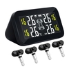 Système de surveillance de moniteur de pression des pneus sans fil solaire TPMS de voiture Système d