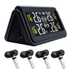 Système de surveillance de moniteur de pression des pneus sans fil solaire TPMS de voiture Système d