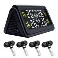 Système de surveillance de moniteur de pression des pneus sans fil solaire TPMS de voiture Système d