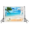 Été Seascape Plage Dreamlike Haloes 3D Photographie Fond Écran Photo Vidéo Photographie Studio Tissu Props Toile de Fond