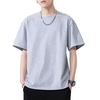 T-shirt à manches courtes pour hommes O Neck T-shirts en coton uni T-shirts décontractés