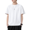 T-shirt à manches courtes pour hommes O Neck T-shirts en coton uni T-shirts décontractés