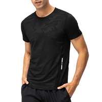 T-shirt de sport pour hommes et femmes à manches courtes et à col rond pour la course à pied,  la randonnée en plein air