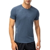 T-shirt de sport pour hommes et femmes à manches courtes et à col rond pour la course à pied,  la randonnée en plein air