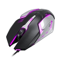T-WOLF TF-600 clavier filaire souris Combo 104 touches panneau métallique clavier de jeu Suspension Keycap 4 vitesses réglable DPI souris