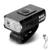 T6 LED lumière de vélo USB affichage de puissance rechargeable montagne vélo de route lampe avant USB rechargeable étanche cyclisme phare équipement de cyclisme