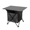 Table de pique-nique pliante extérieure avec poche de siège bureau de camping avec sac de rangement de vêtements de vaisselle imperméable à l