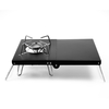 Table de station de cuisson de support de cuisinière pliante coupe-vent en plein air pour Camping randonnée pique-nique de randonnée