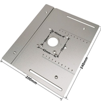 Table de toupie Plaque d