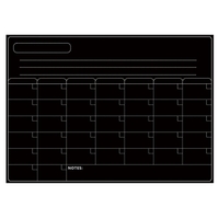 Tableau blanc de calendrier magnétique effaçable à sec