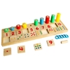Tableau de jeu de mathématiques en bois Numéro Puzzle Tri Montessori Jouets Outils d