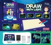 Tableau de peinture fluorescent Draw With Light Fun