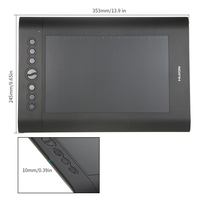Tablette de dessin graphique USB Huion mise à niveau H610 PRO V2 Pad Art Tableau de dessin d