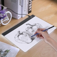 Tablette graphique LED Écriture Peinture Boîte à lumière Tableau de suivi Tablettes de copie Tablette de dessin numérique Artcraft A4 Table de copie Tableau LED