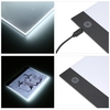 Tablette graphique LED Écriture Peinture Boîte à lumière Tableau de suivi Tablettes de copie Tablette de dessin numérique Gradation à trois niveaux