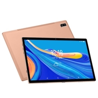 Tablette portable BDF P30 10, 1 pouces Processeur MTK6762 4GB+64Go Mémoire 1280*800 Résolution Android 11.0 System Rose Gold US Plug