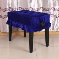 Tabouret piano chaise couverture Pleuche orné de macramé 55 * 35cm pour Piano seul Président Universal belle