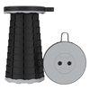 Tabouret télescopique pliant d