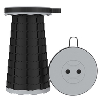 Tabouret télescopique pliant d