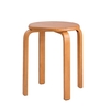 Tabourets en bois en caoutchouc modernes tabourets empilables ronds pratiques pour la maison / restaurants / hôtel