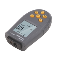 Tachymètre numérique portable de haute précision avec mesure manuelle / automatique au laser Compteur de vitesse Affichage LCD avec rétroéclairage Valeur moyenne minimale maximale Compteur de vitesse de mesure de vitesse d