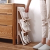 Étagère à chaussures debout 3 couches design Triangle organisateur de stockage de chaussures peu encombrant pour entrée salle de bain placard hôtel