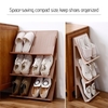 Étagère à chaussures debout 3 couches design Triangle organisateur de stockage de chaussures peu encombrant pour entrée salle de bain placard hôtel