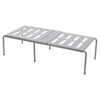 Étagère de rangement de cuisine extensible étagères de garde-manger empilables armoires de cuisine étagère de comptoir armoire de rangement organisateur gain de place pour l