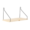 Étagère murale rustique avec supports en métal étagères de rangement décor de chambre pour cuisine salon salle de bain chambre sans clous