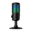 TAKSTAR GX1 USB Microphone numérique avec lumière RGB Plug and Play absorbant les chocs bureau filaire cardio de condensateur Microphone