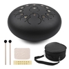 Tambour à langue en acier de 12 pouces 13 tons D Key Percussion Instrument Hand Pan Tambour