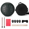 Tambour à main en acier à tambour de langue de 12 pouces de 13 tons avec des instruments de musique à percussion de baguettes