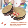 Tambour à main Orff Music Instrument de percussion Instrument de batterie portable avec baguette 8in