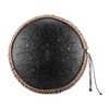Tambour de langue en acier portable de 12 pouces 11 notes C Instrument de percussion de tambour de voyage de tambour de main de clé principale
