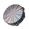 Tambourin radiant en bois tambour à main avec Double instrument de percussion tête de tambour de la rangée Jingles jouet musical