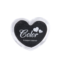 Tampon encreur Finger Craft Tampons Encreur En forme de coeur Design en forme de coeur