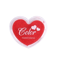 Tampon encreur Finger Craft Tampons Encreur En forme de coeur Design en forme de coeur