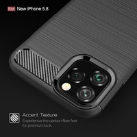 Étanche Léger Etanche 5.8 Type De Téléphone Mobile Couverture Silicone Brossé Anti-Goutte Couverture Souple Pour I-phone 11