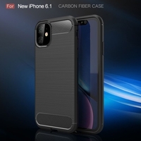 Étanche Léger Etanche Iphone 6.1 Type Couverture de Téléphone Mobile Silicone Brossé Anti-Drop Couverture Souple Pour I-phone 11