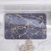 Tapis de bain marbré 16 x 24 pouces tapis de sol doux antidérapant absorbant l