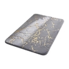 Tapis de bain marbré 16 x 24 pouces tapis de sol doux antidérapant absorbant l