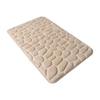 Tapis de bain pavé en relief doux en mousse à mémoire de forme tapis de sol antidérapant absorbant l