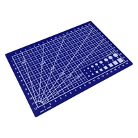 Tapis de découpe A5 planche à découper simple face tampon de coupe outil de bricolage avec lignes de grille claires Angles pour projets d