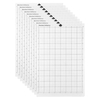 Tapis de découpe de rechange transparent adhésif Cricut Mat Mat avec grille de mesure 8 x 12 pouces pour Silhouette Cameo Cricut Explore Plotter Machine 3PCS