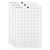 Tapis de découpe de rechange transparent adhésif Cricut Mat Mat avec grille de mesure 8 x 12 pouces pour Silhouette Cameo Cricut Explore Plotter Machine 3PCS