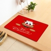 Tapis de sol de style de Noël tapis tapis tapis anti-dérapant joyeux Noël décoration de la maison paillasson
